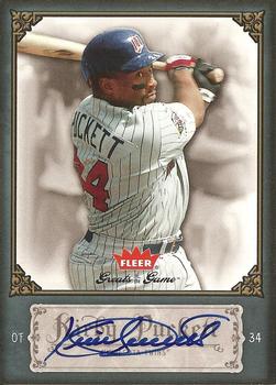 2006 Fleer Greats of the Game - Autographs #56 Kirby Puckett Front