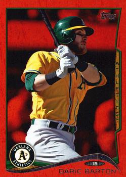 2014 Topps Update - Red Foil #US-76 Daric Barton Front