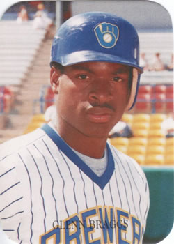 1987 Indiana Blue Sox (unlicensed) #35 Glenn Braggs Front