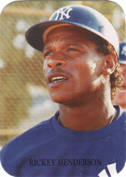 1987 Indiana Blue Sox (unlicensed) #3 Rickey Henderson Front