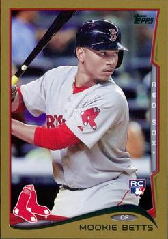 2014 Topps Update - Gold #US-26 Mookie Betts Front