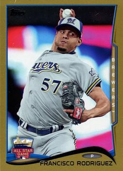 2014 Topps Update - Gold #US-9 Francisco Rodriguez Front
