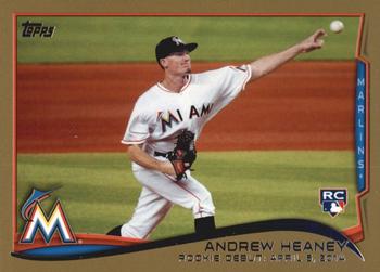 2014 Topps Update - Gold #US-13 Andrew Heaney Front