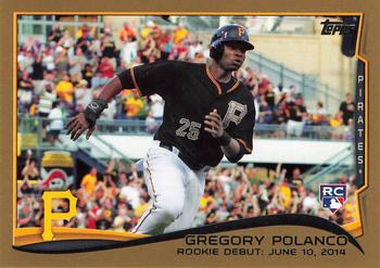 2014 Topps Update - Gold #US-20 Gregory Polanco Front