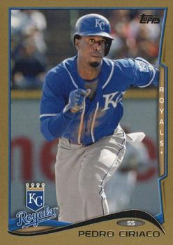 2014 Topps Update - Gold #US-45 Pedro Ciriaco Front