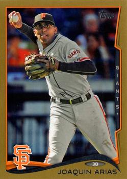 2014 Topps Update - Gold #US-82 Joaquin Arias Front