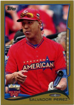 2014 Topps Update - Gold #US-97 Salvador Perez Front
