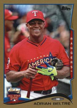2014 Topps Update - Gold #US-254 Adrian Beltre Front