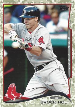 2014 Topps Update - Camo #US-39 Brock Holt Front