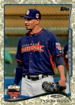 2014 Topps Update - Camo #US-283 Tyson Ross Front