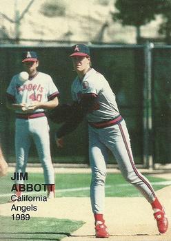1989 Baseball's Hottest Rookies (unlicensed) #8 Jim Abbott Front