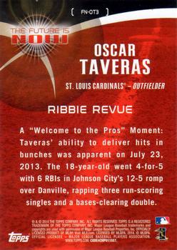 2014 Topps Update - The Future is Now #FN-OT3 Oscar Taveras Back