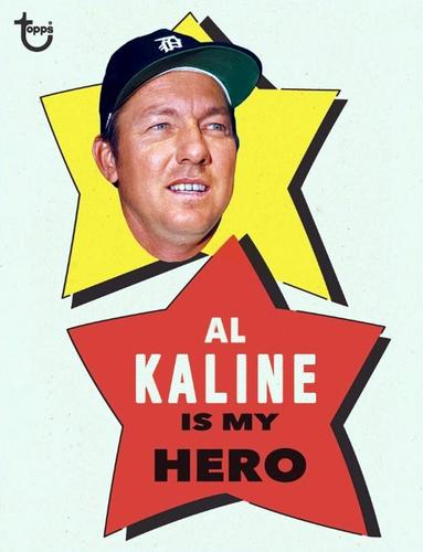 2014 Topps My Hero Art Baseball Prints #NNO Al Kaline Front