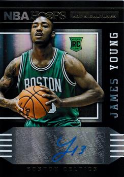 2014-15 Hoops - Hot Signatures #80 James Young Front