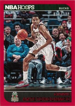 2014-15 Hoops - Red #62 Giannis Antetokounmpo Front