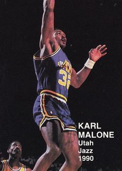 1990 N.B.A. Superstars (Green Back) (unlicensed) #NNO Karl Malone Front