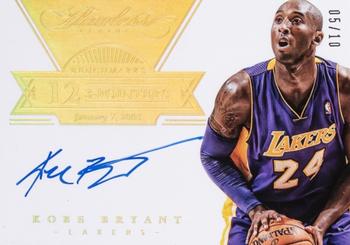 2013-14 Panini Flawless - Benchmarks Autographs #BM-KB Kobe Bryant Front