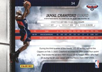 2009-10 Panini Absolute Memorabilia #34 Jamal Crawford  Back