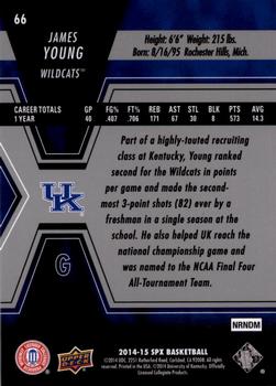 2014-15 SPx #66 James Young Back
