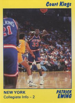 1990-91 Star Court Kings #43 Patrick Ewing Front