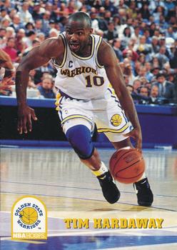 1993-94 Hoops - Promotional Panel 1 #NNO Tim Hardaway Front