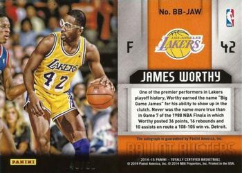 2014-15 Panini Totally Certified - Ballot Busters Signatures #BB-JAW James Worthy Back