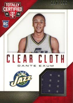 2014-15 Panini Totally Certified - Clear Cloth Jerseys Red #95 Dante Exum Front