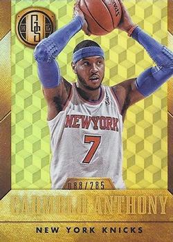2014-15 Panini Gold Standard #134 Carmelo Anthony Front