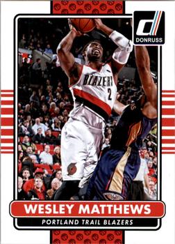 2014-15 Donruss #56 Wesley Matthews Front