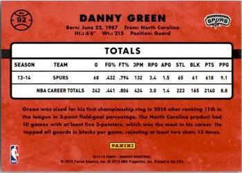 2014-15 Donruss #92 Danny Green Back