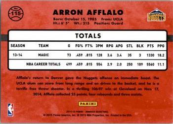 2014-15 Donruss #115 Arron Afflalo Back