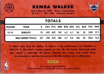 2014-15 Donruss #141 Kemba Walker Back