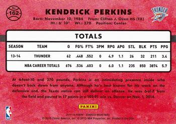 2014-15 Donruss #162 Kendrick Perkins Back