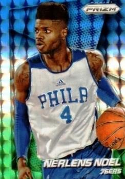 2014-15 Panini Prizm - Prizms Blue and Green Mosaic #20 Nerlens Noel Front