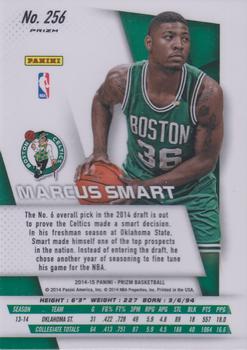 2014-15 Panini Prizm - Prizms Blue and Green Mosaic #256 Marcus Smart Back