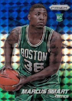 2014-15 Panini Prizm - Prizms Blue and Green Mosaic #256 Marcus Smart Front