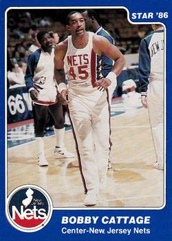 1985-86 Star Lifebuoy New Jersey Nets #3 Bobby Cattage Front