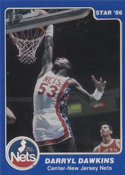 1985-86 Star Lifebuoy New Jersey Nets #5 Darryl Dawkins Front