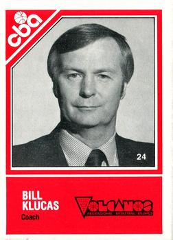 1982-83 TCMA CBA #24 Bill Klucas Front