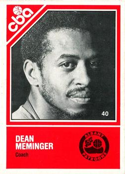 1982-83 TCMA CBA #40 Dean Meminger Front