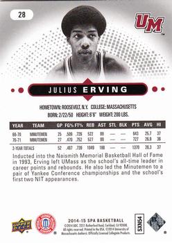 2014-15 SP Authentic #28 Julius Erving Back