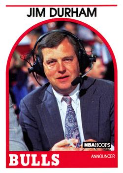 1989-90 Hoops - Announcers #NNO Jim Durham Front