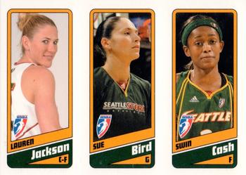 2009 Rittenhouse WNBA Series 1 #19 Lauren Jackson / Sue Bird / Swin Cash Front