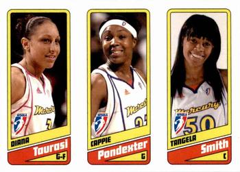 2009 Rittenhouse WNBA Series 1 #1 Diana Taurasi / Cappie Pondexter / Tangela Smith Front
