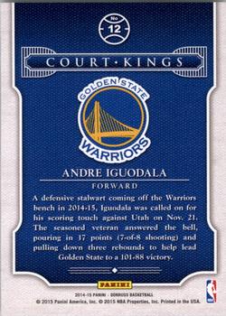 2014-15 Donruss - Court Kings #12 Andre Iguodala Back