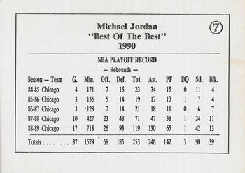 1990 Michael Jordan Best of the Best (unlicensed) #7 Michael Jordan Back