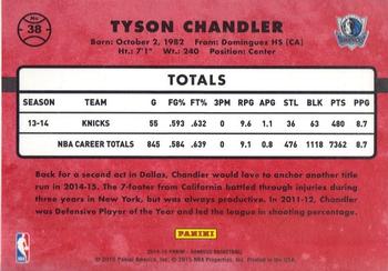 2014-15 Donruss - Stat Line Career #38 Tyson Chandler Back