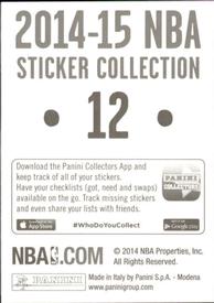2014-15 Panini Stickers #12 Jared Sullinger Back