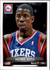 2014-15 Panini Stickers #49 Henry Sims Front