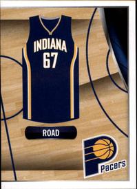 2014-15 Panini Stickers #110 Pacers Road Jersey Front